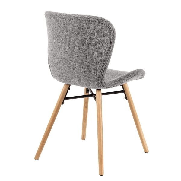 Krzesło Batilda szare Monza grey 120 - ACTONA